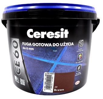 CERESIT CE 60 BROWN FUGA GOTOWA DO UŻYCIA 2KG BRĄZ