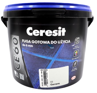 CERESIT CE 60 CARRARA FUGA GOTOWA DO UŻYCIA 2 KG