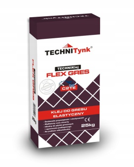 KLEJ DO GRESU ELASTYCZNY 48 SZT PO 25 KG = 1200 KG TECHNItynk