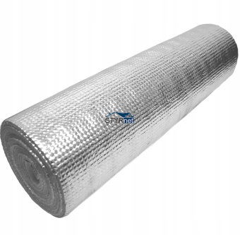 EKRAN ZAGRZEJNIKOWY 3mm MATA ALUMINIOWA PIANKA 1m x 5mb GOLDFLEX