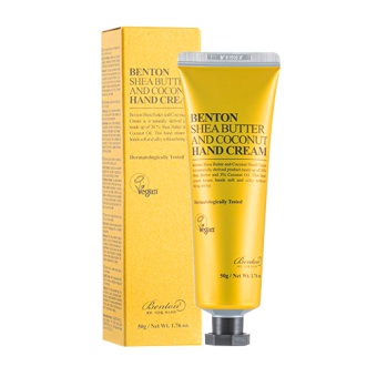 BENTON Krem do rąk Shea Butter and Coconut Hand Cream 50g