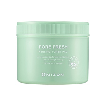 MIZON Płatki peelingująco-tonizujące o działaniu odświeżającym Pore Fresh Peeling Toner Pad 30szt.