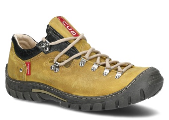 TREKKING MĘSKI MODEL 055 ŻÓŁTY CRAZY - ROZMIAR 44