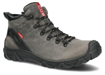 TREKKING MESKI MODEL 403 SZARY + FILC - ROZMIAR 42