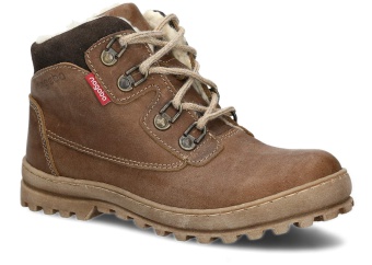 TRZEWIK DAMSKI MODEL 282 BRĄZ + BARANEK - ROZMIAR 36