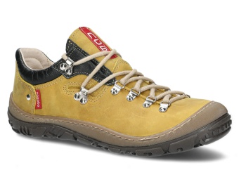 TREKKING DAMSKI MODEL 054 ŻÓŁTO-ZIELONY NUBUK - ROZMIAR 41