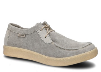 PÓŁBUT DAMSKI MODEL 045 SZARY WELUR - ROZMIAR 38