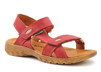 SANDAŁ DAMSKI MODEL 168 CZERWONY RUSTIC - ROZMIAR 39