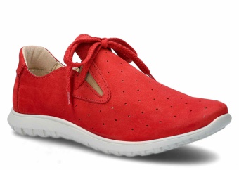 PÓŁBUT DAMSKI MODEL 068 CZERWONY SAMUEL - ROZMIAR 38