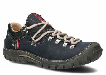 TREKKING MĘSKI MODEL 055 GRANAT CRAZY - ROZMIAR 43