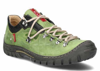 TREKKING MĘSKI MODEL 055 JASNY ZIELONY CRAZY - ROZMIAR 44