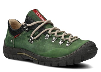 TREKKING MĘSKI MODEL 055 ZIELONY CRAZY - ROZMIAR 42