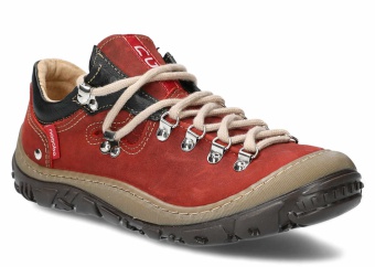 TREKKING MŁODZIEŻOWY MODEL 054 CZERWONY CRAZY - ROZMIAR 39