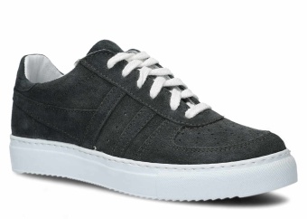 PÓŁBUT MŁODZIEŻOWY MODEL 015 GRAFIT WELUR - ROZMIAR 37