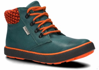  TRZEWIK MŁODZIEŻOWY MODEL 298 ZIELONY RUSTIC + BARANEK - ROZMIAR 37 