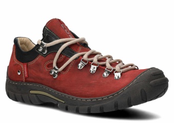 TREKKING MĘSKI MODEL 055 CZERWONY CRAZY - ROZMIAR 43