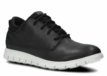 PÓŁBUT MŁODZIEŻOWY MODEL 016 CZARNY RUSTIC - ROZMIAR 37