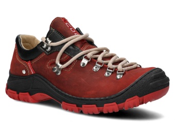 TREKKING MĘSKI MODEL 055 CZERWONY CRAZY - ROZMIAR 42