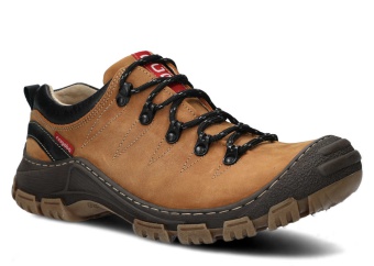 TREKKING MĘSKI MODEL 444 BRĄZ  BARKA - ROZMIAR 41