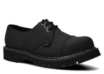 PÓŁBUT MĘSKI MODEL 03H CZARNY VEGAN - ROZMIAR 44