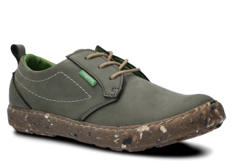 PÓŁBUT MŁODZIEŻOWY MODEL 033 KHAKI NUBUK VEGAN - ROZMIAR 37