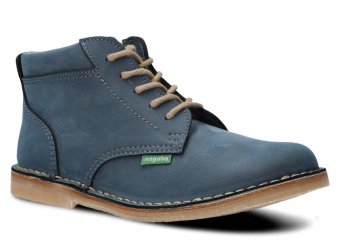 PÓŁBUT MŁODZIEŻOWY MODEL 079 GRANAT NUBUK VEGAN - ROZMIAR 40