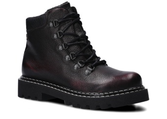 TRZEWIK DAMSKI MODEL 281 BORDO LICO + FILC - ROZMIAR 36