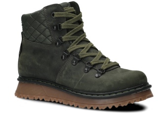 TRZEWIK MŁODZIEŻOWY MODEL 0921 KHAKI CRAZY + FILC - ROZMIAR 37