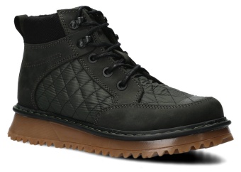 TRZEWIK MŁODZIEŻOWY MODEL 0922 KHAKI CRAZY + FILC - ROZMIAR 37