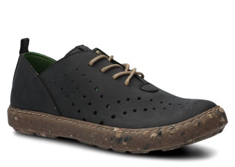 PÓŁBUT MŁODZIEŻOWY MODEL 067 GRAFIT NUBUK VEGAN - ROZMIAR 37