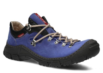 TREKKING MĘSKI MODEL 055 NIEBIESKI CRAZY - ROZMIAR 43