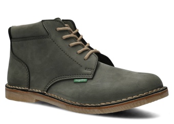 TRZEWIK MĘSKI MODEL 076 KHAKI NUBUK VEGAN - ROZMIAR 44