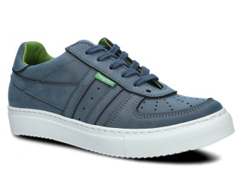 PÓŁBUT MŁODZIEŻOWY MODEL 015 GRANAT NUBUK VEGAN - ROZMIAR 37