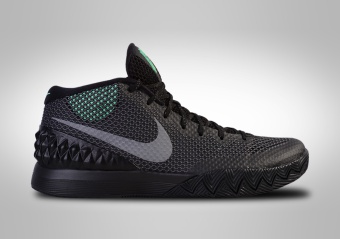 NIKE KYRIE 1 'DRIVEWAY' DARK GREY GREEN GLOW