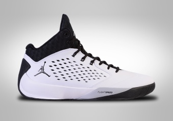 NIKE AIR JORDAN RISING HIGH SPURS BLACK AND WHITE