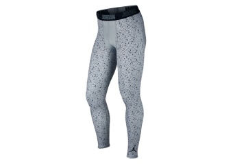 NIKE AIR JORDAN ALL SEASON COMPRESSION CEMENT TIGHTS WOLF GREY BLACK