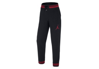 NIKE AIR JORADAN THE VARSITY SWEATPANTS BLACK GYM RED