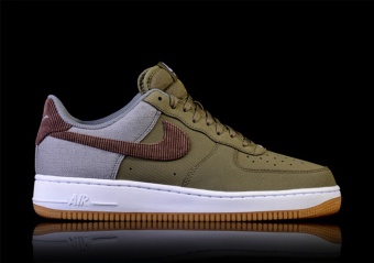 NIKE AIR FORCE 1 OLIVE/BROWN