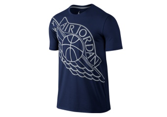NIKE AIR JORDAN WINGSPAN TEE MIDNIGHT NAVY