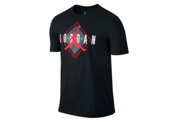 NIKE AIR JORDAN CAPSULE TEE BLACK