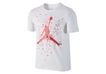 NIKE AIR JORDAN JUMPMAN CELEBRATION DRI-FIT TEE WHITE