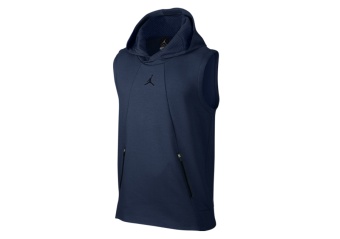 NIKE AIR JORDAN LITE FLEECE HOODIE MIDNIGHT NAVY