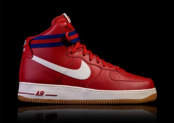 NIKE AIR FORCE 1 HIGH '07 GYM RED