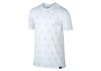 NIKE KOBE FANGS AOP TEE WHITE WOLF GREY