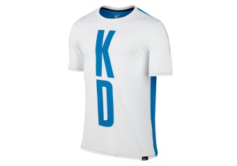 NIKE KD 35 SPLIT TEE WHITE PHOTO BLUE