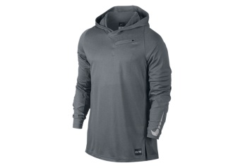 NIKE HYPER ELITE HOODED SHOOTER COOL GREY