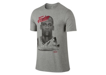 NIKE AIR JORDAN 2 UP IN THE AIR TEE GREY HEATHER