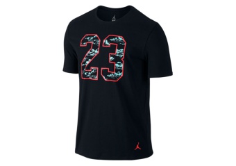 NIKE JORDAN 23 TAKE-OFF TEE BLACK/INFRARED 23 