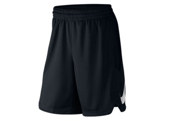 NIKE HYPERELITE POWER SHORT BLACK/METALLIC SILVER