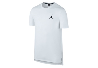 NIKE CORE S/S LONG TOP WHITE/BLACK